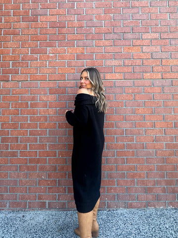 Mindy Knit Dress - Black