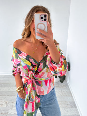 Tangie Floral Blouse