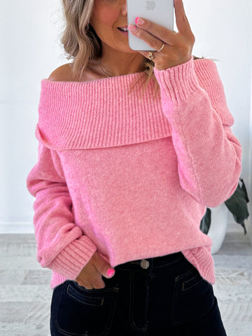 Melinda Knit - Watermelon Pink