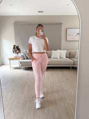 Freedom Track Pants - Baby Pink